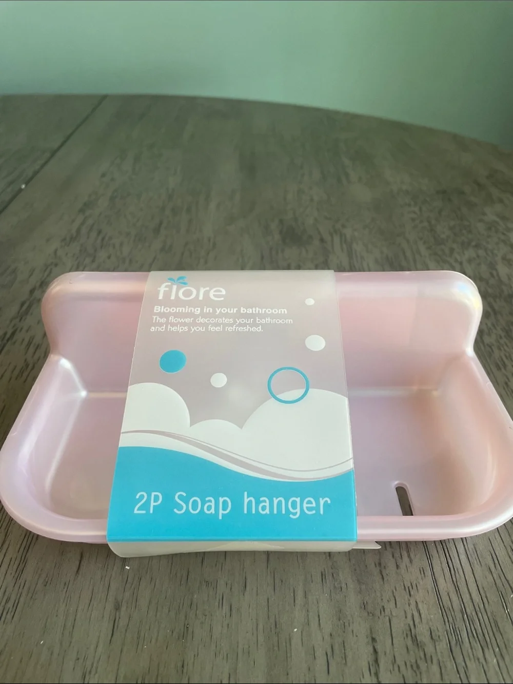 Fiore Soap Dish Hanger - Light Pink